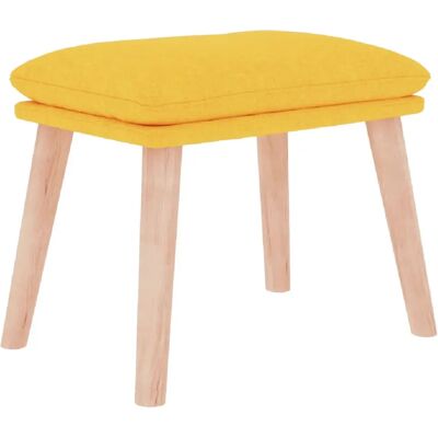 Decoshop26 Repose-pieds tabouret 45 x 29,5 x 35 cm tissu jaune DEC030379 - Publicité Decoshop26 Repose-pieds tabouret 45 x 29,5 x 35 cm tissu jaune DEC030379 - Publicité