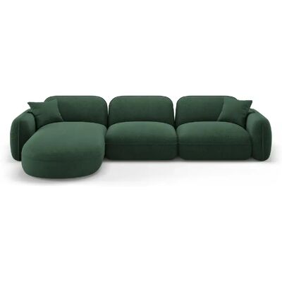 CXL by Christian Lacroix - 4-Sitzer modulares Ecksofa - Vert - Velours - Canapé - Publicité CXL by Christian Lacroix - 4-Sitzer modulares Ecksofa - Vert - Velours - Canapé - Publicité