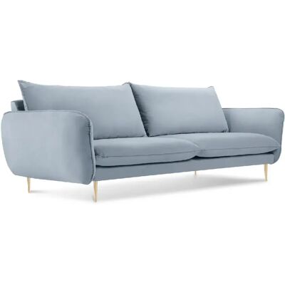 Cosmopolitan design canapé Vienna 4 places - Bleu clair - Publicité Cosmopolitan design canapé Vienna 4 places - Bleu clair - Publicité