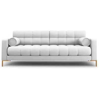Cosmopolitan design canapé droit Bali 3 places - Gris clair - Publicité Cosmopolitan design canapé droit Bali 3 places - Gris clair - Publicité