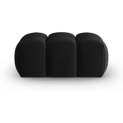 Cxl by christian lacroix Pouf Lorella en velours - Noir - Publicité Cxl by christian lacroix Pouf Lorella en velours - Noir - Publicité