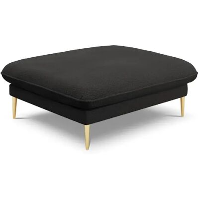 Cosmopolitan design pouf Vienna - Noir bouclé - Publicité Cosmopolitan design pouf Vienna - Noir bouclé - Publicité