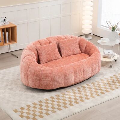 OKWISH Canapé paresseux, canapé poire, canapé 2 places pour salon et chambre, chenille, rose - Publicité OKWISH Canapé paresseux, canapé poire, canapé 2 places pour salon et chambre, chenille, rose - Publicité