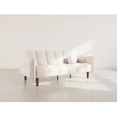 Bestmobilier Adam - Canapé convertible clic-clac 2 places en tissu texturé - Publicité Bestmobilier Adam - Canapé convertible clic-clac 2 places en tissu texturé - Publicité