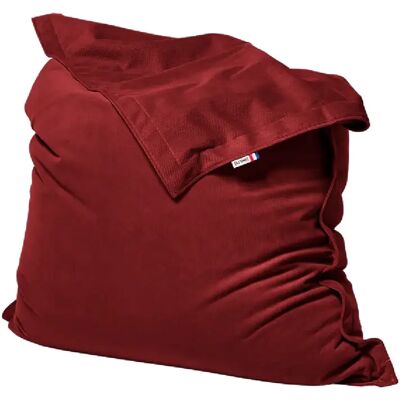 SHELTO Pouf Géant Sceno Hill Rouge (Velours Cotele) 125 X 175 - Polyester - Housse Lavable - Publicité SHELTO Pouf Géant Sceno Hill Rouge (Velours Cotele) 125 X 175 - Polyester - Housse Lavable - Publicité