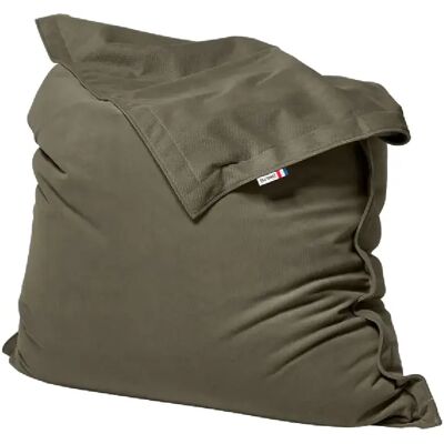 SHELTO Pouf Géant Sceno Hill Gris Moyen (Velours Cotele) 125 X 175 - Polyester - Housse Lav - Publicité SHELTO Pouf Géant Sceno Hill Gris Moyen (Velours Cotele) 125 X 175 - Polyester - Housse Lav - Publicité