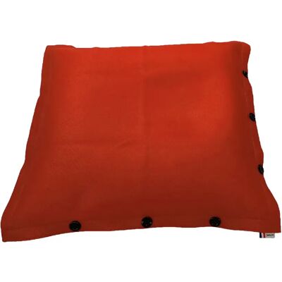 SHELTO Pouf Carré Flottant Tissu Mesh3D Orange - 100 x 100 cm - Polyester - Piscine/Extérie - Publicité SHELTO Pouf Carré Flottant Tissu Mesh3D Orange - 100 x 100 cm - Polyester - Piscine/Extérie - Publicité