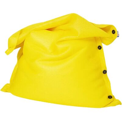 SHELTO Pouf Géant Flottant Tissu Mesh3D Jaune - 125 x 175 cm - Polyester - Piscine/Extérieu - Publicité SHELTO Pouf Géant Flottant Tissu Mesh3D Jaune - 125 x 175 cm - Polyester - Piscine/Extérieu - Publicité