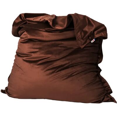 SHELTO Pouf Géant Sceno Velours 45 Vieux Rose 125 X 175 - Polyester - Housse Lavable - Fabr - Publicité SHELTO Pouf Géant Sceno Velours 45 Vieux Rose 125 X 175 - Polyester - Housse Lavable - Fabr - Publicité