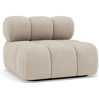 Lisa design module de canapé velours - Beige - Publicité Lisa design module de canapé velours - Beige - Publicité
