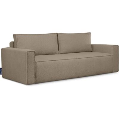 Konsimo Canapé droit 3 places NAPI II - Beige - Publicité Konsimo Canapé droit 3 places NAPI II - Beige - Publicité