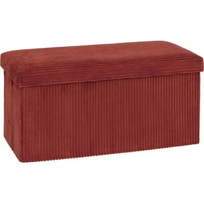 Atmosphera Banquette coffre pliable - Ambre - Publicité Atmosphera Banquette coffre pliable - Ambre - Publicité