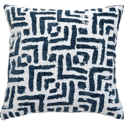 ATMOSPHERA Housse de Coussin Chenille Jeni 40x40cm Bleu Égéen - Publicité ATMOSPHERA Housse de Coussin Chenille Jeni 40x40cm Bleu Égéen - Publicité
