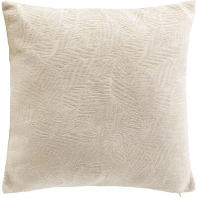 Paris Prix Housse de Coussin Jacquard Vivo 40x40cm Naturel - Publicité Paris Prix Housse de Coussin Jacquard Vivo 40x40cm Naturel - Publicité