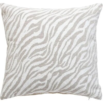 ATMOSPHERA Housse de Coussin Chenille Jeni 40x40cm Beige Lin - Publicité ATMOSPHERA Housse de Coussin Chenille Jeni 40x40cm Beige Lin - Publicité