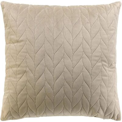 Paris Prix Housse de Coussin en Velours Daisy 40x40cm Taupe - Publicité Paris Prix Housse de Coussin en Velours Daisy 40x40cm Taupe - Publicité