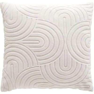 Paris Prix Housse de Coussin Bouclette Solly 40x40cm Naturel - Publicité Paris Prix Housse de Coussin Bouclette Solly 40x40cm Naturel - Publicité