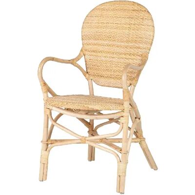 Alexandra House Living Fauteuil en rotin marron 60 x 55 x 92 cm - Publicité Alexandra House Living Fauteuil en rotin marron 60 x 55 x 92 cm - Publicité