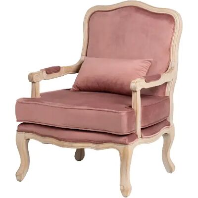 Alexandra house living Fauteuil velours - Orange - Publicité Alexandra house living Fauteuil velours - Orange - Publicité