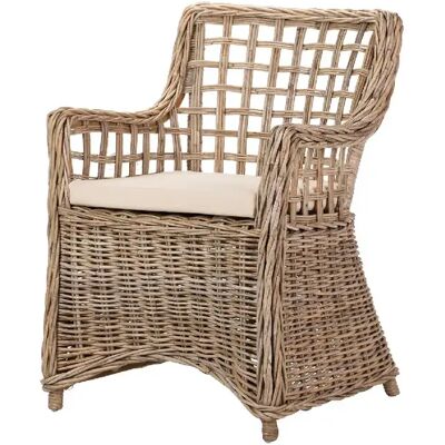 Alexandra house living Fauteuil en rotin - Marron - Publicité Alexandra house living Fauteuil en rotin - Marron - Publicité