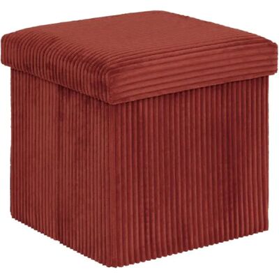 Atmosphera Pouf coffre pliant - Ambre - Publicité Atmosphera Pouf coffre pliant - Ambre - Publicité