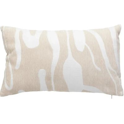 Coussin Jacquard Beige Atmosphera - Coussin - Publicité Coussin Jacquard Beige Atmosphera - Coussin - Publicité