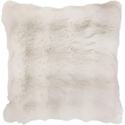 ATMOSPHERA Coussin Imitation Fourrure 3D Zephy 45x45cm Blanc - Publicité ATMOSPHERA Coussin Imitation Fourrure 3D Zephy 45x45cm Blanc - Publicité