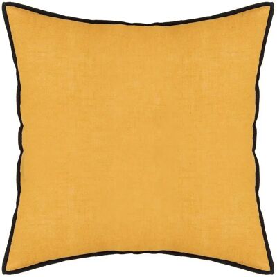 ATMOSPHERA Coussin Déco Linah 45x45cm Ocre - Publicité ATMOSPHERA Coussin Déco Linah 45x45cm Ocre - Publicité