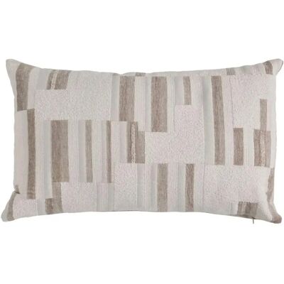 ATMOSPHERA Coussin Déco en Jacquard Chenillé Calix 30x50cm Beige - Publicité ATMOSPHERA Coussin Déco en Jacquard Chenillé Calix 30x50cm Beige - Publicité