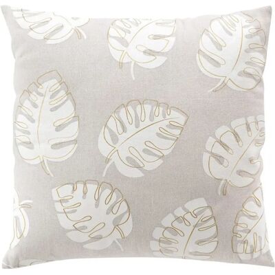 Douceur D'Interieur Coussin Déco Imprimé Evasion 45x45cm Beige - Publicité Douceur D'Interieur Coussin Déco Imprimé Evasion 45x45cm Beige - Publicité