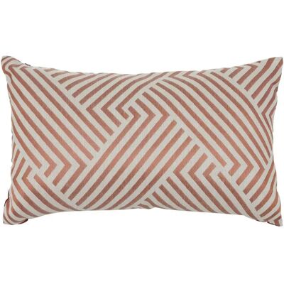 ATMOSPHERA Coussin Déco Jacquard 30x50cm Terracotta - Publicité ATMOSPHERA Coussin Déco Jacquard 30x50cm Terracotta - Publicité