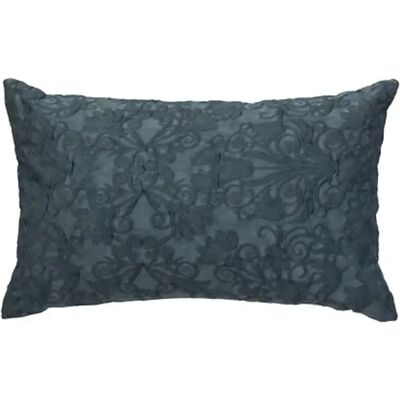ATMOSPHERA Coussin Déco Jacquard Little Cottage 30x50cm Bleu - Publicité ATMOSPHERA Coussin Déco Jacquard Little Cottage 30x50cm Bleu - Publicité