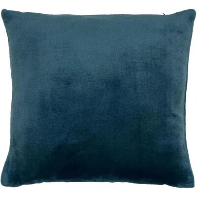 ATMOSPHERA Coussin en Flanelle Uni Ollis 38x38cm Bleu Égéen - Publicité ATMOSPHERA Coussin en Flanelle Uni Ollis 38x38cm Bleu Égéen - Publicité