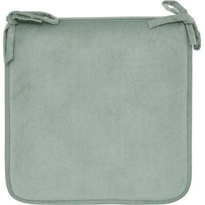 ATMOSPHERA Galette de Chaise Uni Lilou 38x38cm Vert Céladon - Publicité ATMOSPHERA Galette de Chaise Uni Lilou 38x38cm Vert Céladon - Publicité