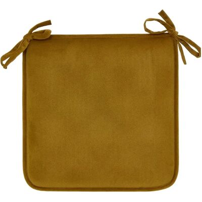 ATMOSPHERA Galette de Chaise Uni Lilou 38x38cm Mordoré - Publicité ATMOSPHERA Galette de Chaise Uni Lilou 38x38cm Mordoré - Publicité