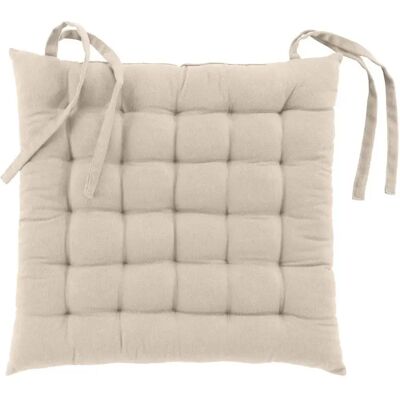 Paris Prix Coussin de Chaise Twily 38x38cm Lin - Publicité Paris Prix Coussin de Chaise Twily 38x38cm Lin - Publicité