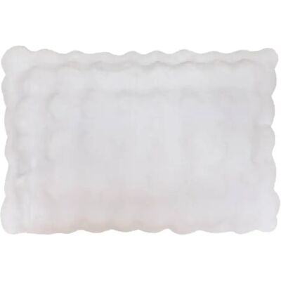 ATMOSPHERA Coussin Effet Fourrure 3D Zephy 50x80cm Blanc - Publicité ATMOSPHERA Coussin Effet Fourrure 3D Zephy 50x80cm Blanc - Publicité