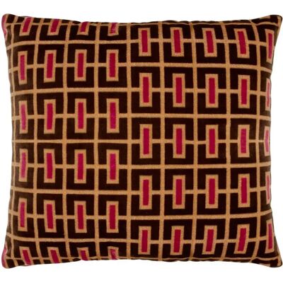 ATMOSPHERA Coussin en Velours Jacquard Belli 40x40cm Multicolore - Publicité ATMOSPHERA Coussin en Velours Jacquard Belli 40x40cm Multicolore - Publicité
