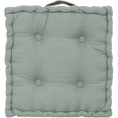 ATMOSPHERA Coussin de Sol Dorian 40x40cm Vert Céladon - Publicité ATMOSPHERA Coussin de Sol Dorian 40x40cm Vert Céladon - Publicité