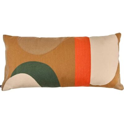 ATMOSPHERA Coussin Déco Brodé Hary 35x75cm Caramel - Publicité ATMOSPHERA Coussin Déco Brodé Hary 35x75cm Caramel - Publicité