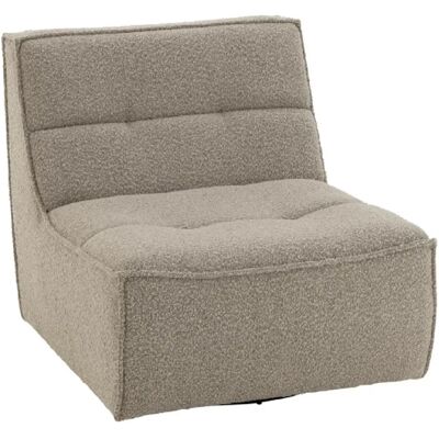 Paris prix Fauteuil pivotant cosy - Taupe - Publicité Paris prix Fauteuil pivotant cosy - Taupe - Publicité