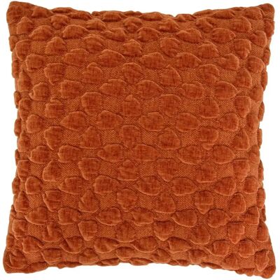 ATMOSPHERA Coussin Chenillé 3D Nova 40x40cm Ambre - Publicité ATMOSPHERA Coussin Chenillé 3D Nova 40x40cm Ambre - Publicité