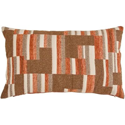 ATMOSPHERA Coussin Déco en Jacquard Chenillé Calix 30x50cm Ambre - Publicité ATMOSPHERA Coussin Déco en Jacquard Chenillé Calix 30x50cm Ambre - Publicité