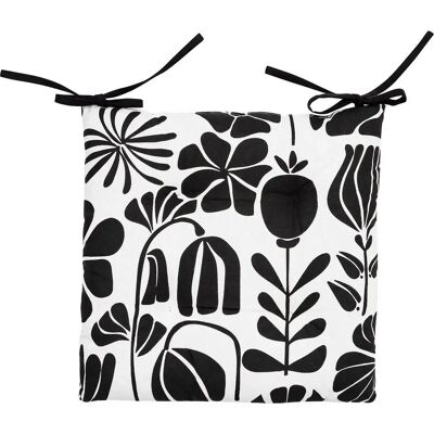 ATMOSPHERA Galette de Chaise Twisted Lime 38x38cm Noir & Blanc - Publicité ATMOSPHERA Galette de Chaise Twisted Lime 38x38cm Noir & Blanc - Publicité