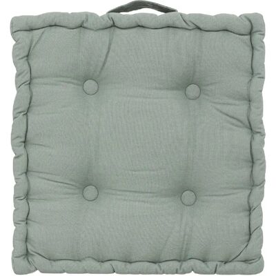 ATMOSPHERA Coussin de sol en coton ANJALI - Céladon - Publicité ATMOSPHERA Coussin de sol en coton ANJALI - Céladon - Publicité