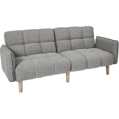 The Home Deco Factory Canapé convertible DREAM - Gris - Publicité The Home Deco Factory Canapé convertible DREAM - Gris - Publicité