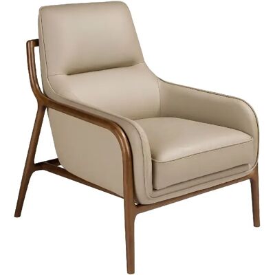 Angel Cerda Fauteuil en cuir vison - Publicité Angel Cerda Fauteuil en cuir vison - Publicité