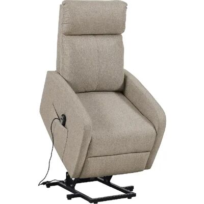 Pegane Fauteuil relax électrique - Beige - Publicité Pegane Fauteuil relax électrique - Beige - Publicité