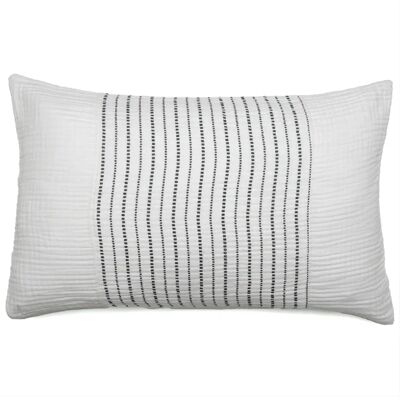 Linnea Housse de coussin mousseline de coton IMANI - Publicité Linnea Housse de coussin mousseline de coton IMANI - Publicité