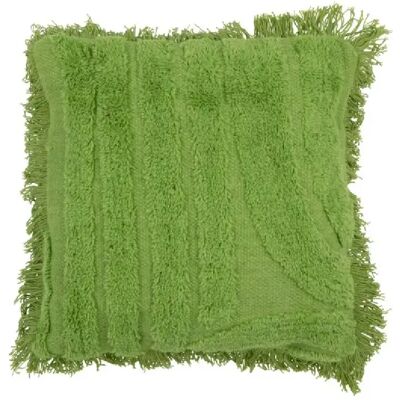 J-Line Coussin tufté en laine vert 45x45x12 cm - Publicité J-Line Coussin tufté en laine vert 45x45x12 cm - Publicité